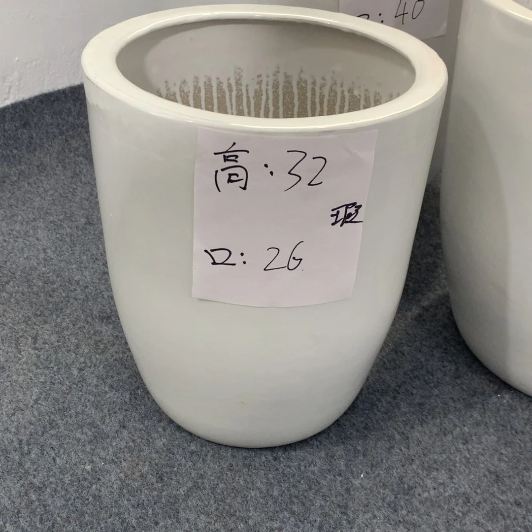 高温陶瓷花盆微瑕
