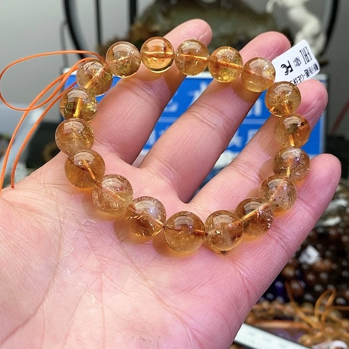 水晶手链未镶嵌黄塔晶11+