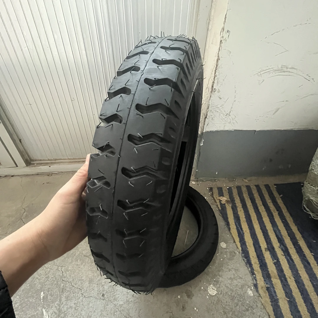 全新电动三轮车轮胎4.00-12外胎400-12电动车16x4.0羊角纹轮胎