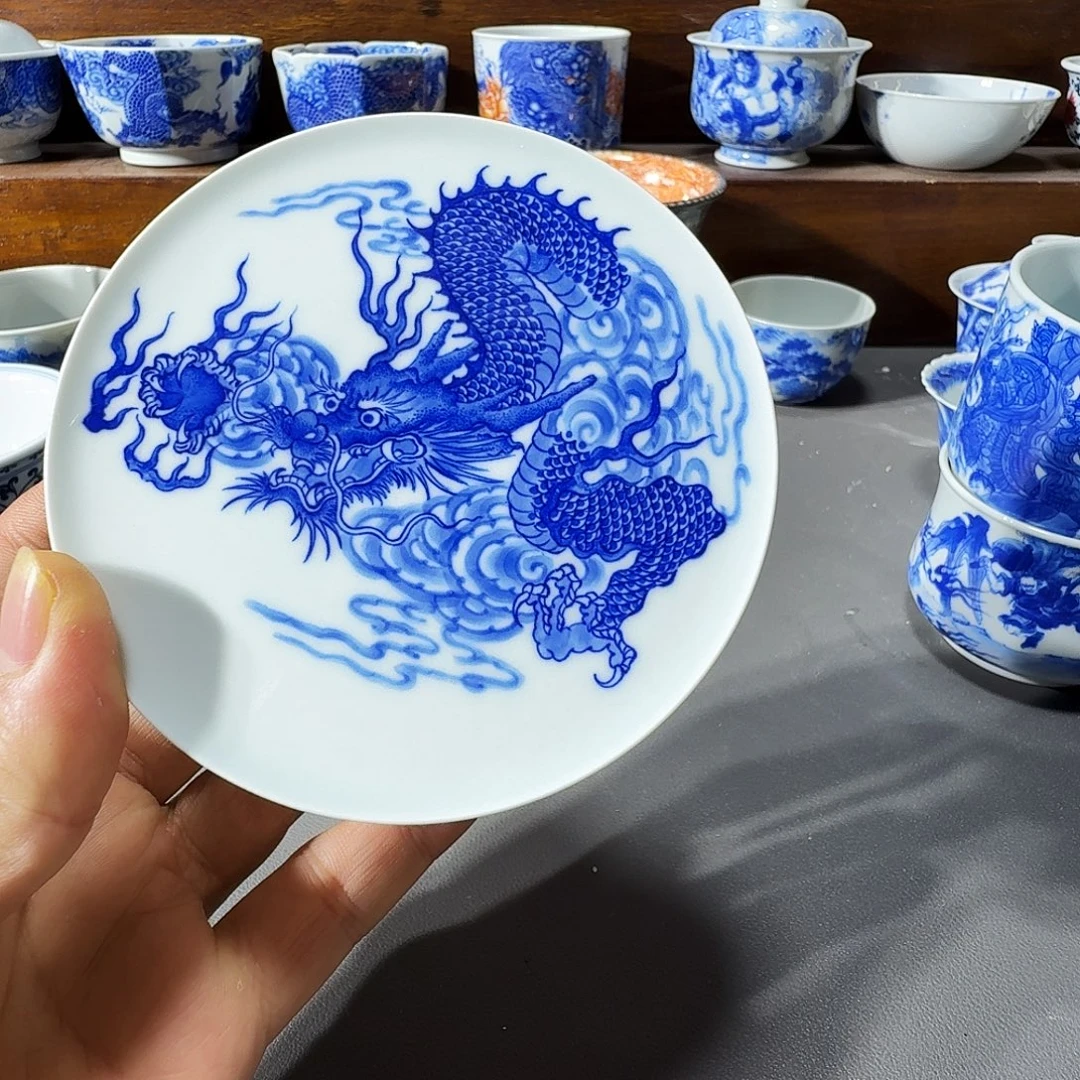 泥塑盖置手工手绘