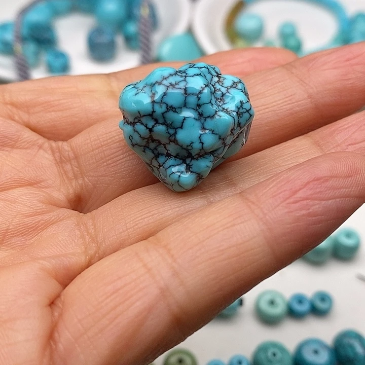 绿松石配珠未镶嵌