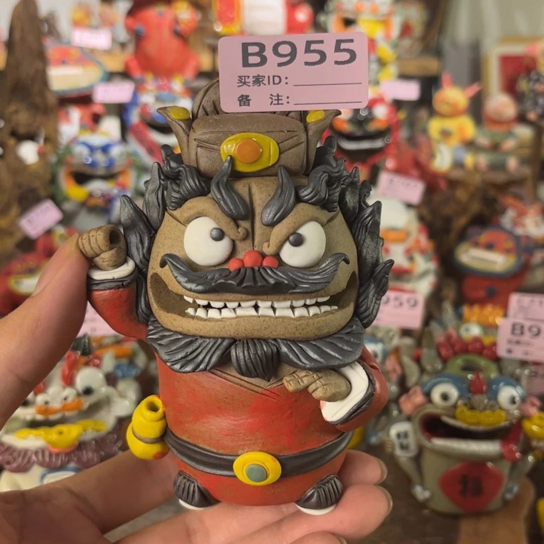 泥塑纯手工茶宠摆件