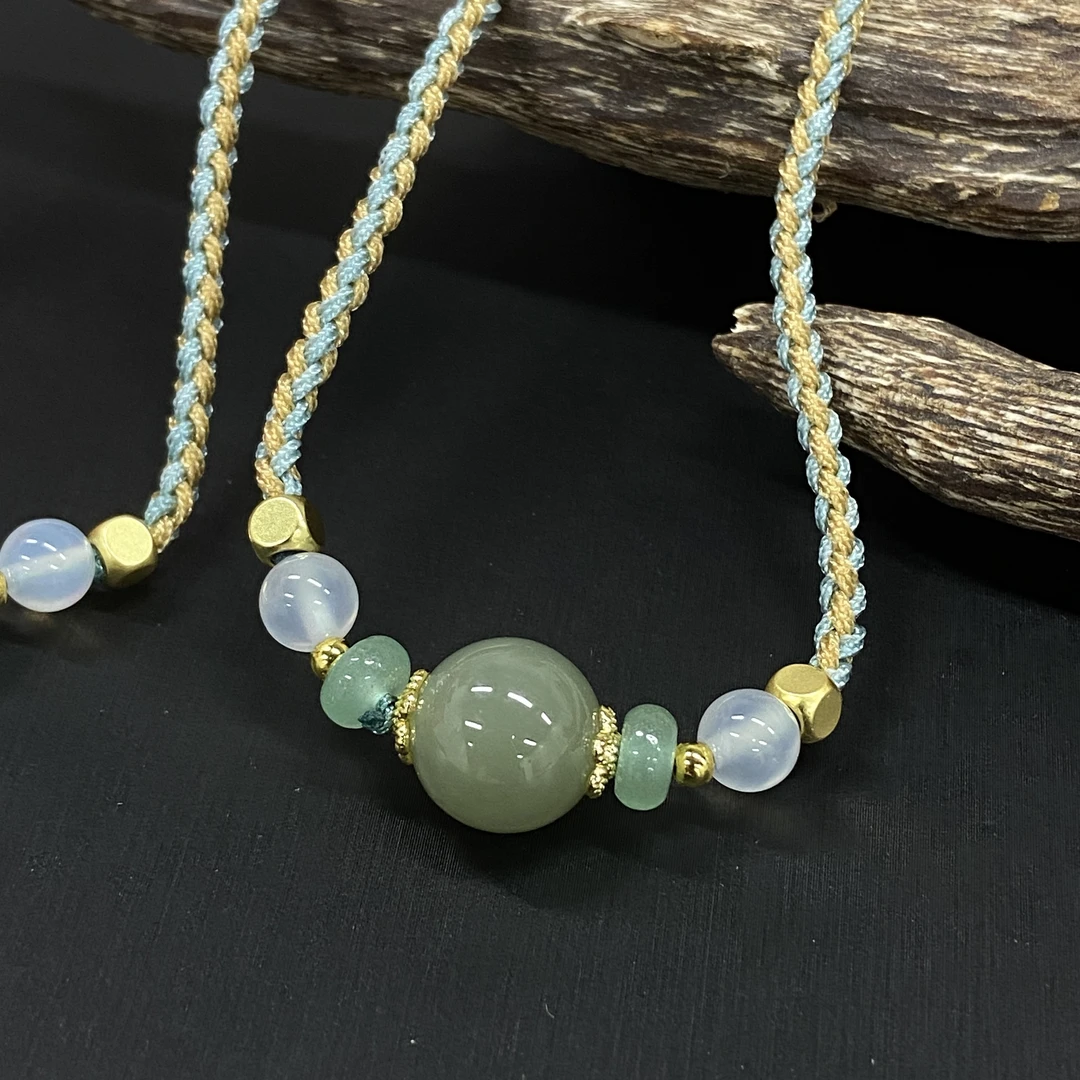 【大白珠宝】和田玉吊坠13-OH08X01【多样性发一件】带高货绳