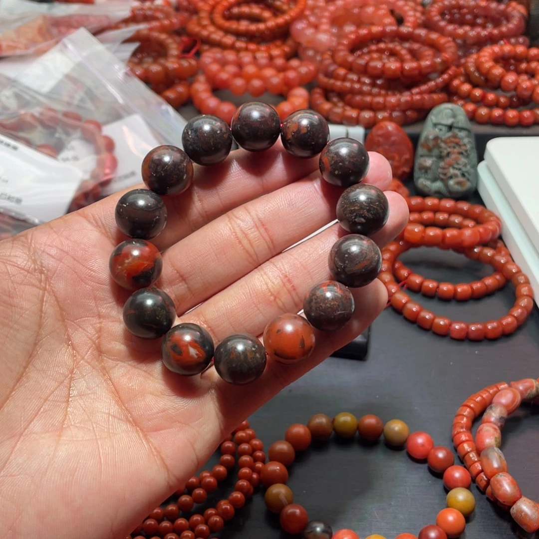 南红玛瑙手链未镶嵌