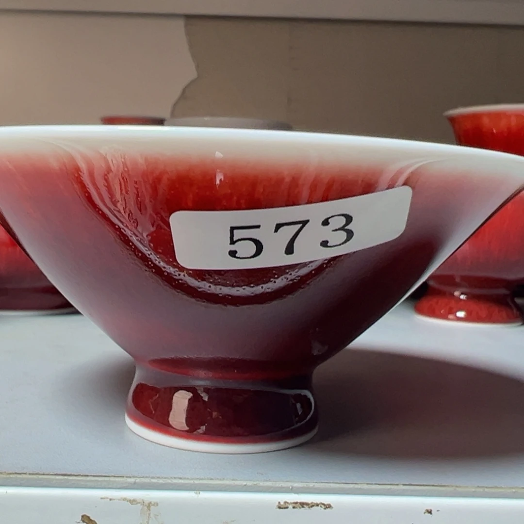 陶景德镇陶瓷郎红微瑕