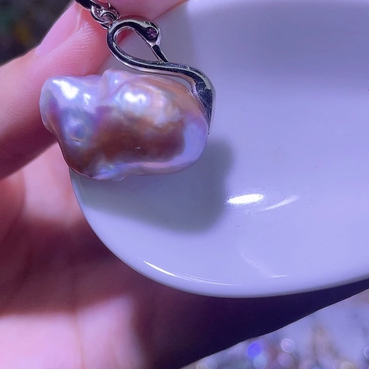 淡水珍珠合金颈饰41