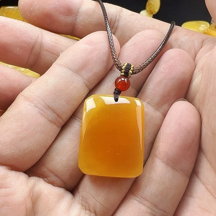 蜜蜡未镶嵌珠宝奇石蜜蜡吊坠7.5克