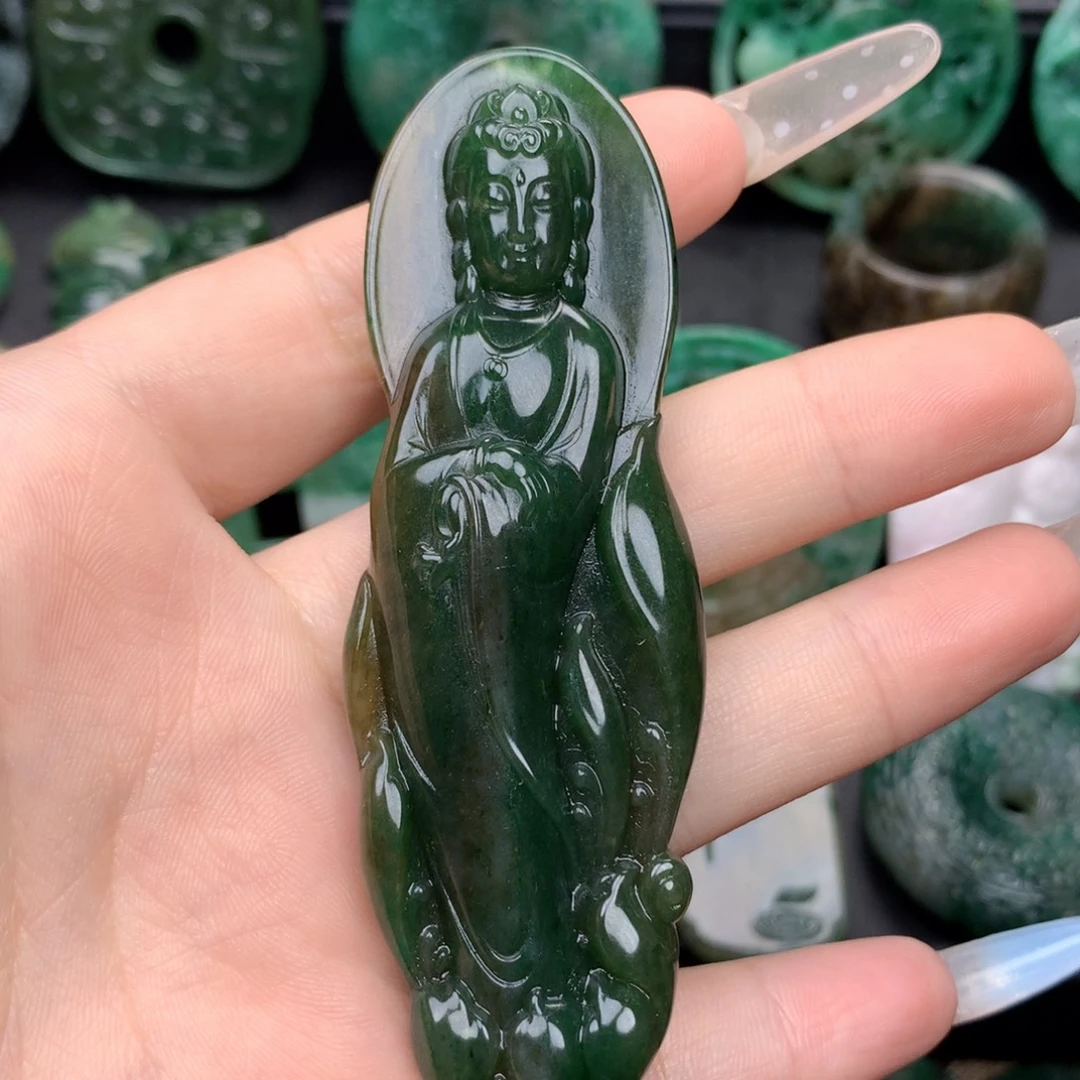 财***缘未镶嵌独山玉颈饰