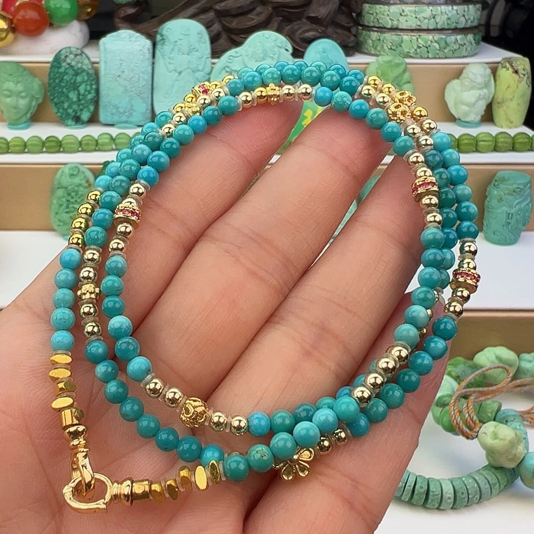 未镶嵌绿松石项链