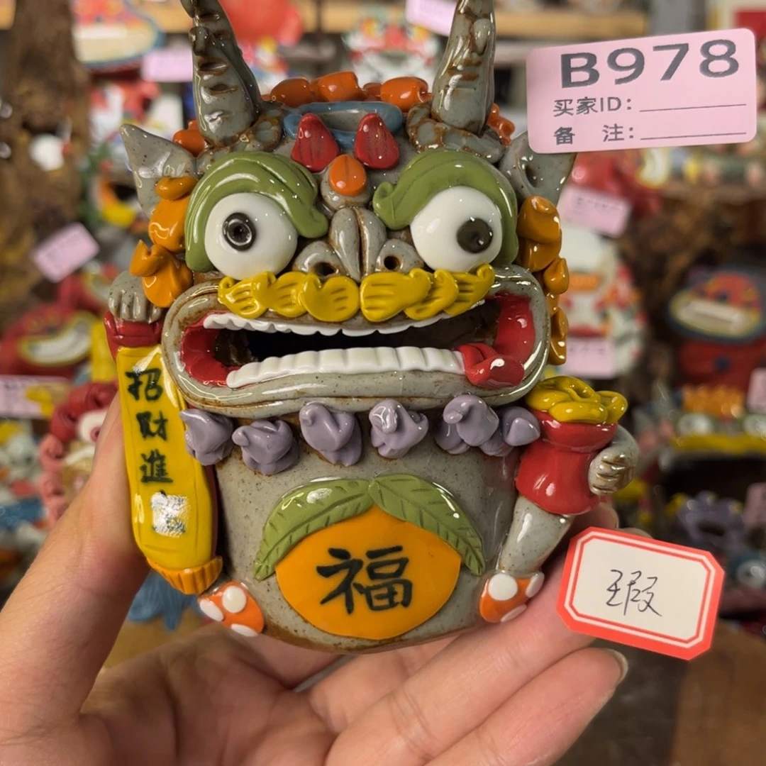 泥塑纯手工茶宠摆件