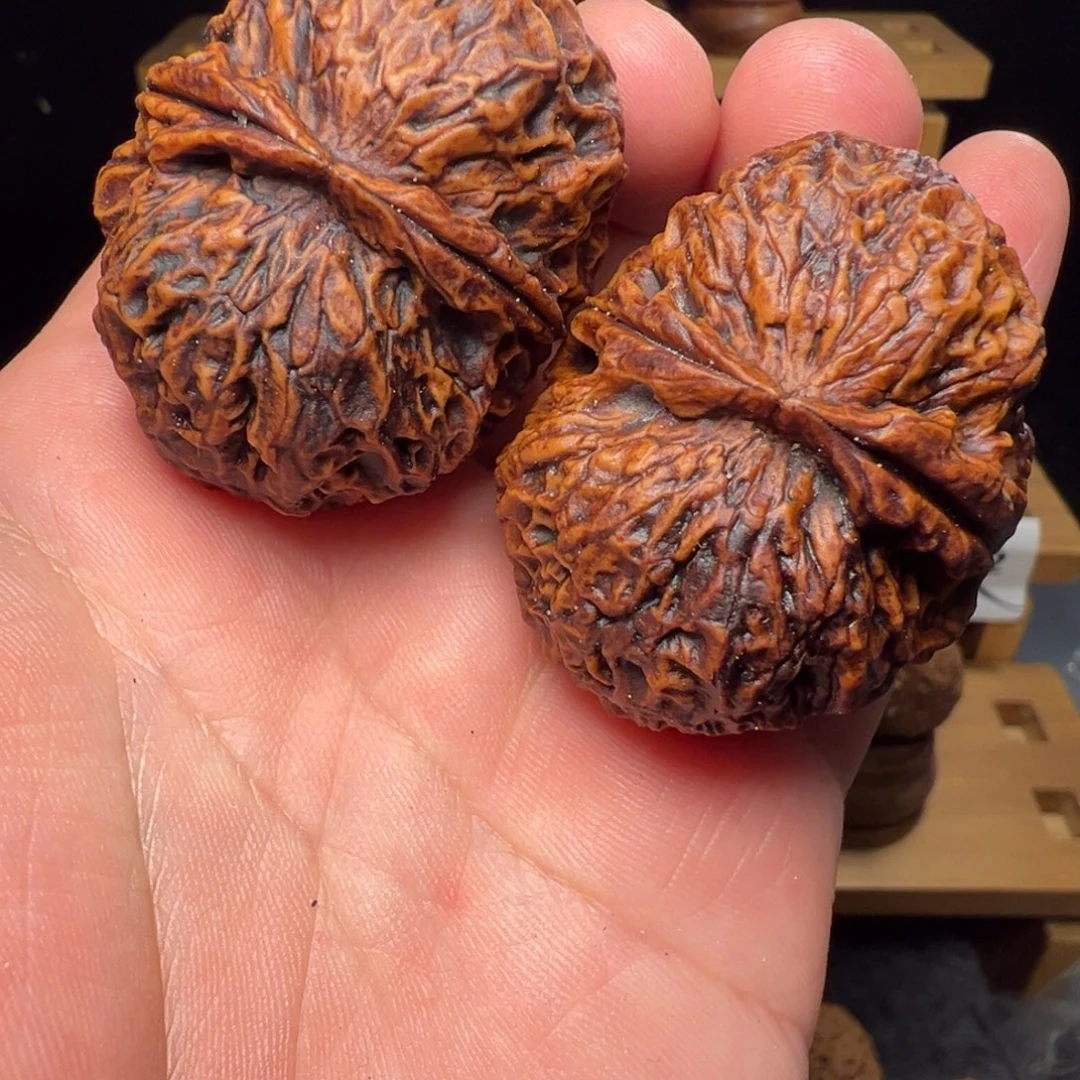 文玩核桃吊坠聚宝金蟾45.5mm