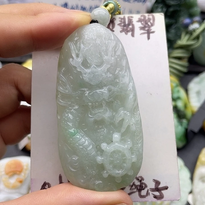 颈饰未镶嵌翡翠天然翡翠