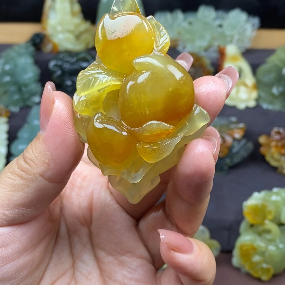 蛇纹石玉颈饰未镶嵌摸****七