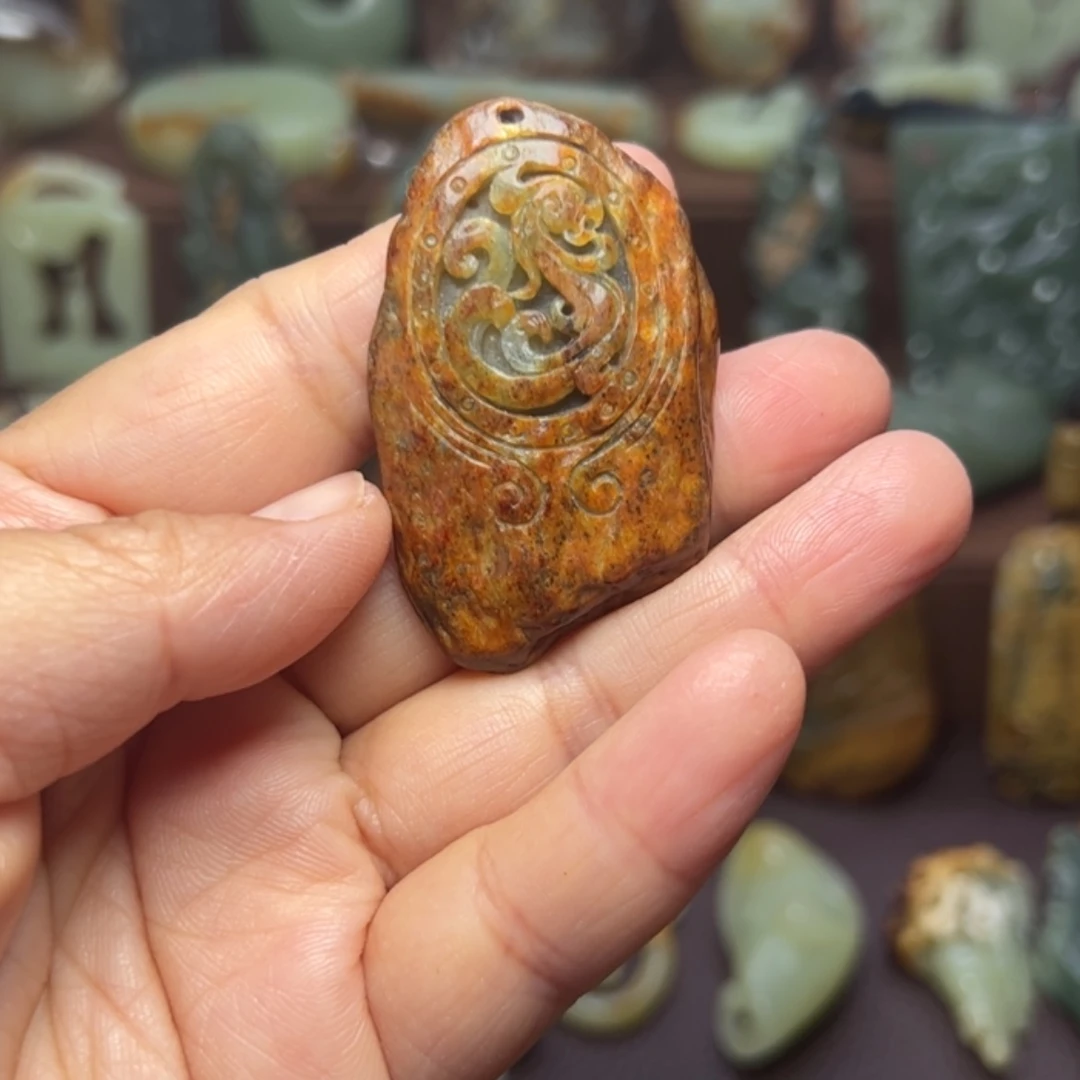 【闪购商品】岫岩河磨玉（透闪石质玉）未镶嵌颈饰