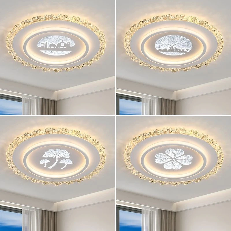 2025年新款主卧室吸顶灯LED大气客厅灯圆形房间餐厅书房护眼灯具