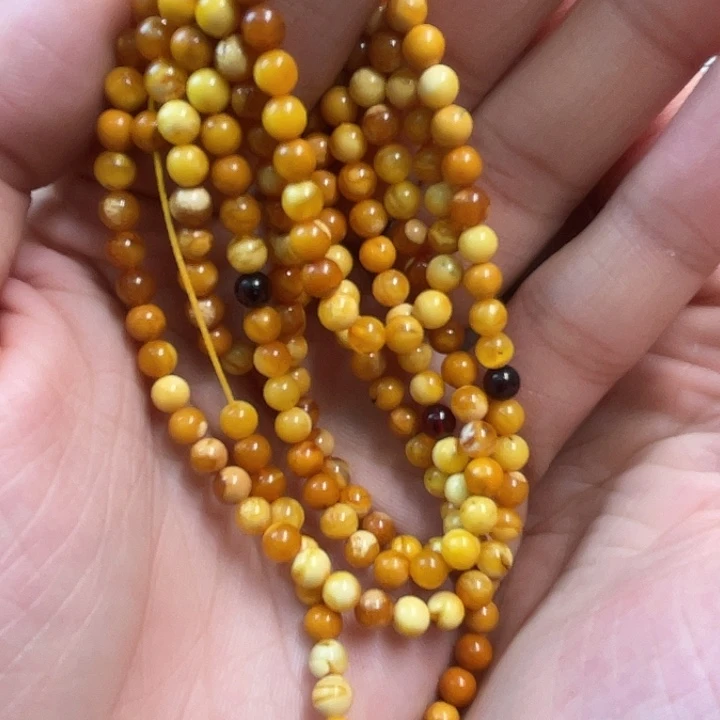 蜜蜡未镶嵌手链东西特别好