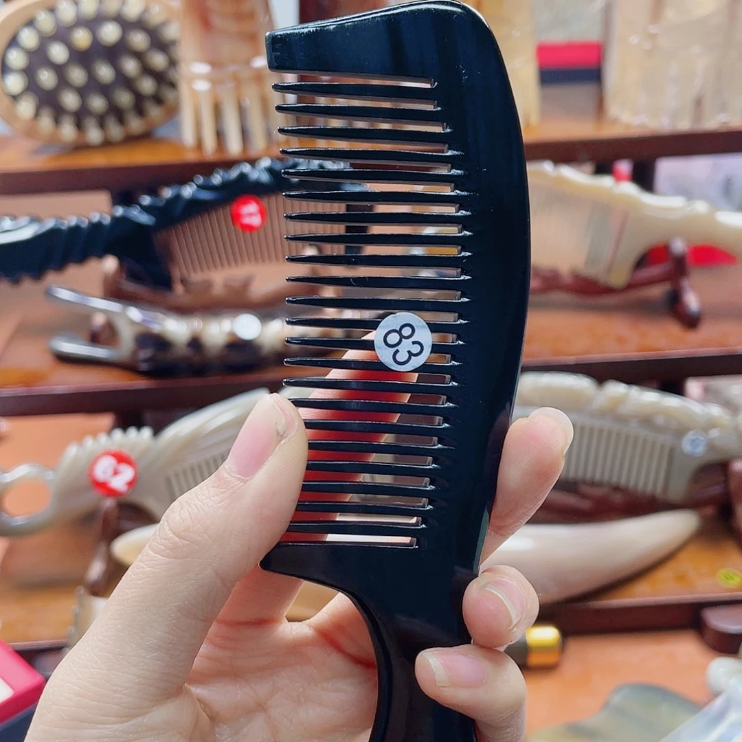 纯手工制作牛角梳83