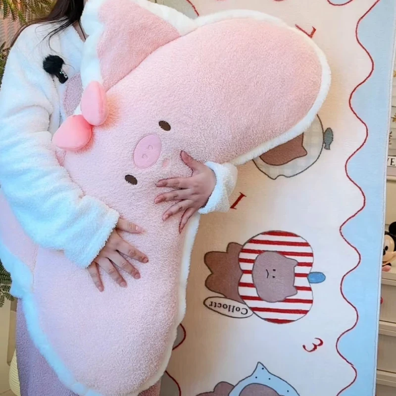 可爱动物睡觉抱枕靠枕长条女生夹腿床上腰靠玩偶公仔娃娃毛绒玩具