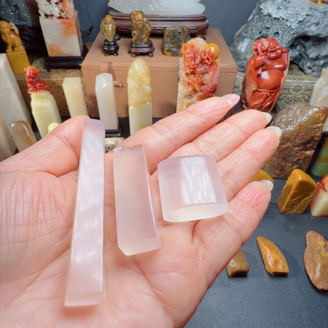 寿山石印石小*寿山石坑头水晶洞