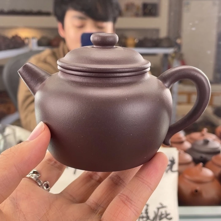 紫砂茶壶200cc老紫泥茶壶