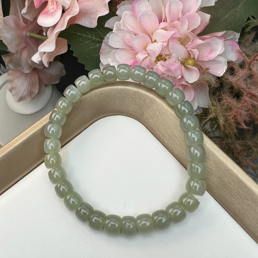 和田玉卡6mm手串编号109