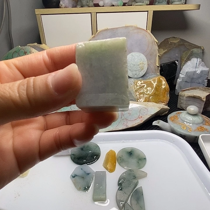 翡翠散珠缅甸翡翠152