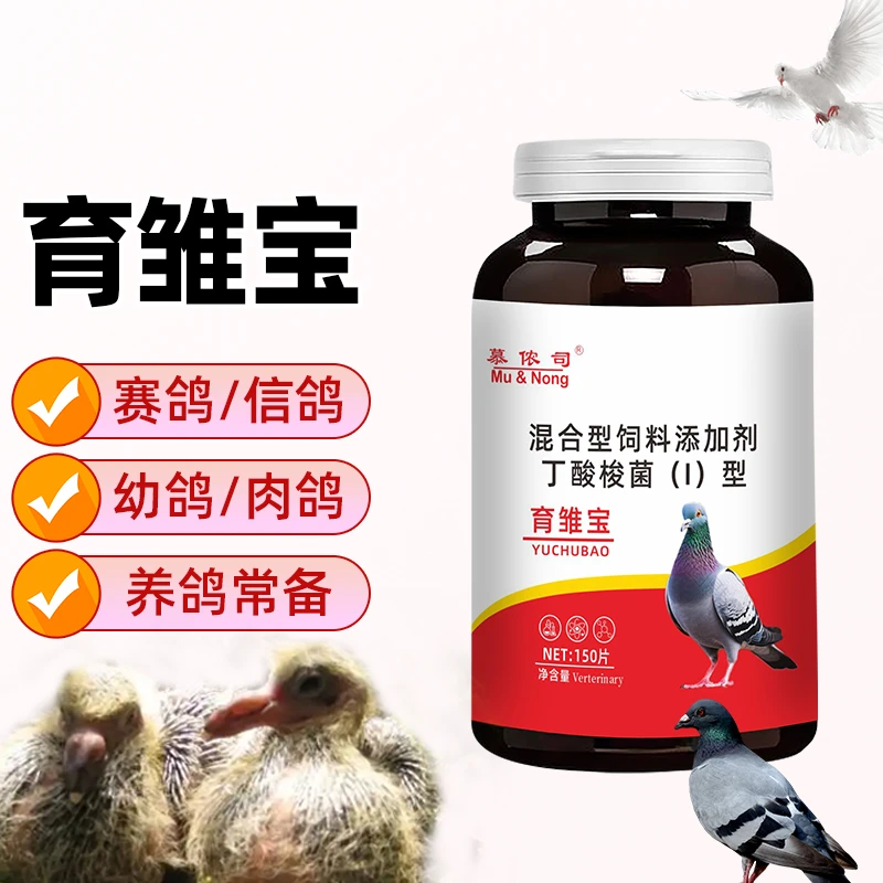 育雏宝鸽子幼鸽专用益生菌促吸收强筋健骨厂家直发正品保障150片