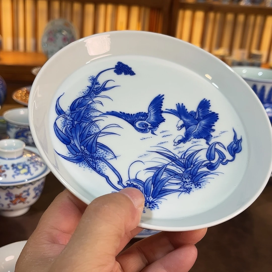 錡镇堂手工手绘壶承