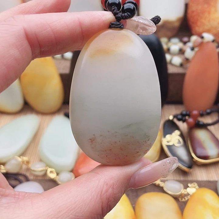 和田玉手把未镶嵌