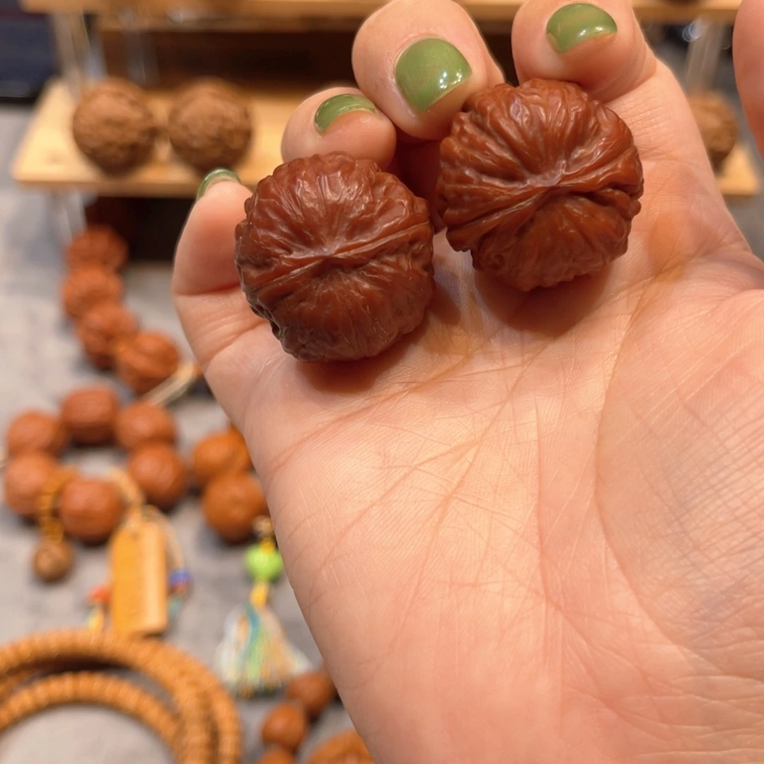 把件文玩核桃南瓜小磨盘