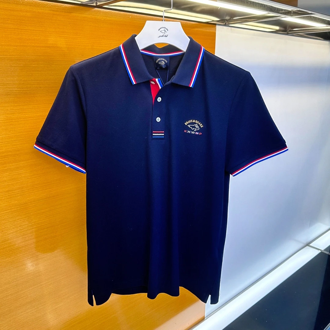 BRAVESHARK/勇士鲨鱼夏薄短袖polo衫 5464