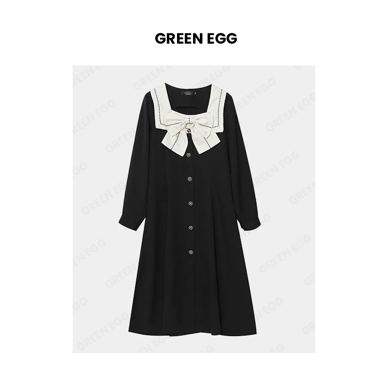 【年末狂欢】2338大码法式温柔风气质浮雕蝴蝶结连衣裙加肥遮肉女裙