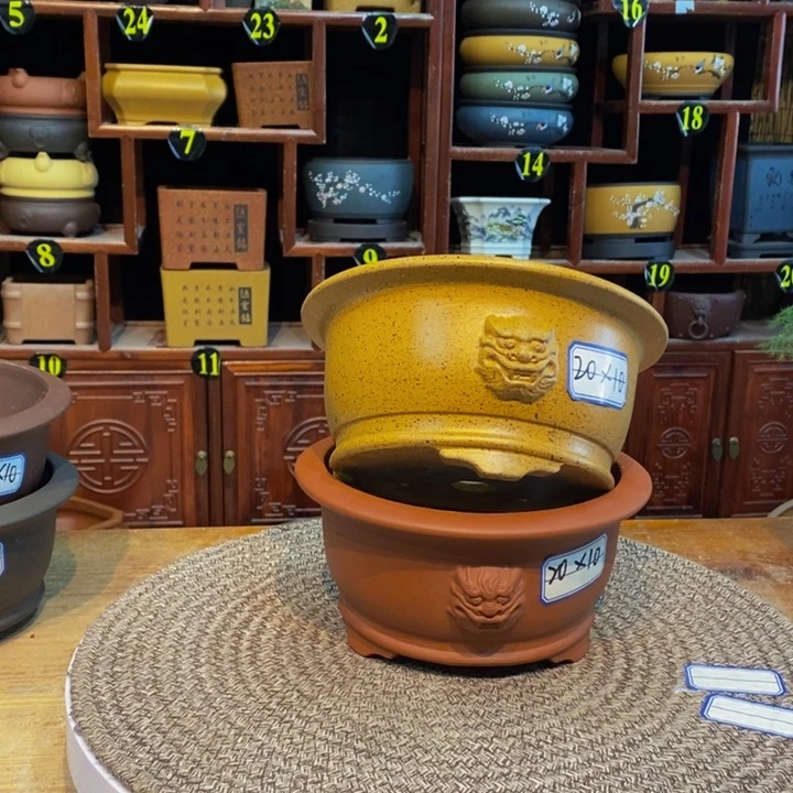 紫砂花盆紫砂花盆