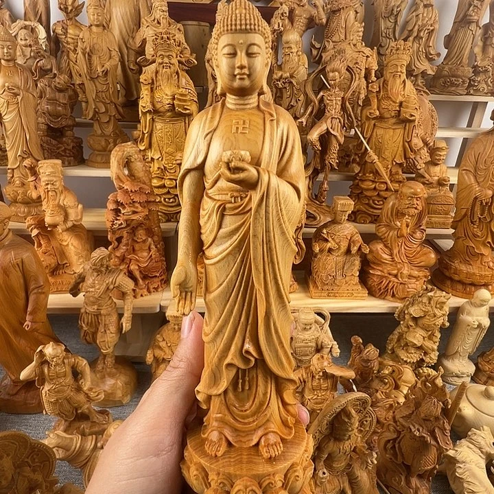 柏木（崖柏）善**?大日如来微瑕