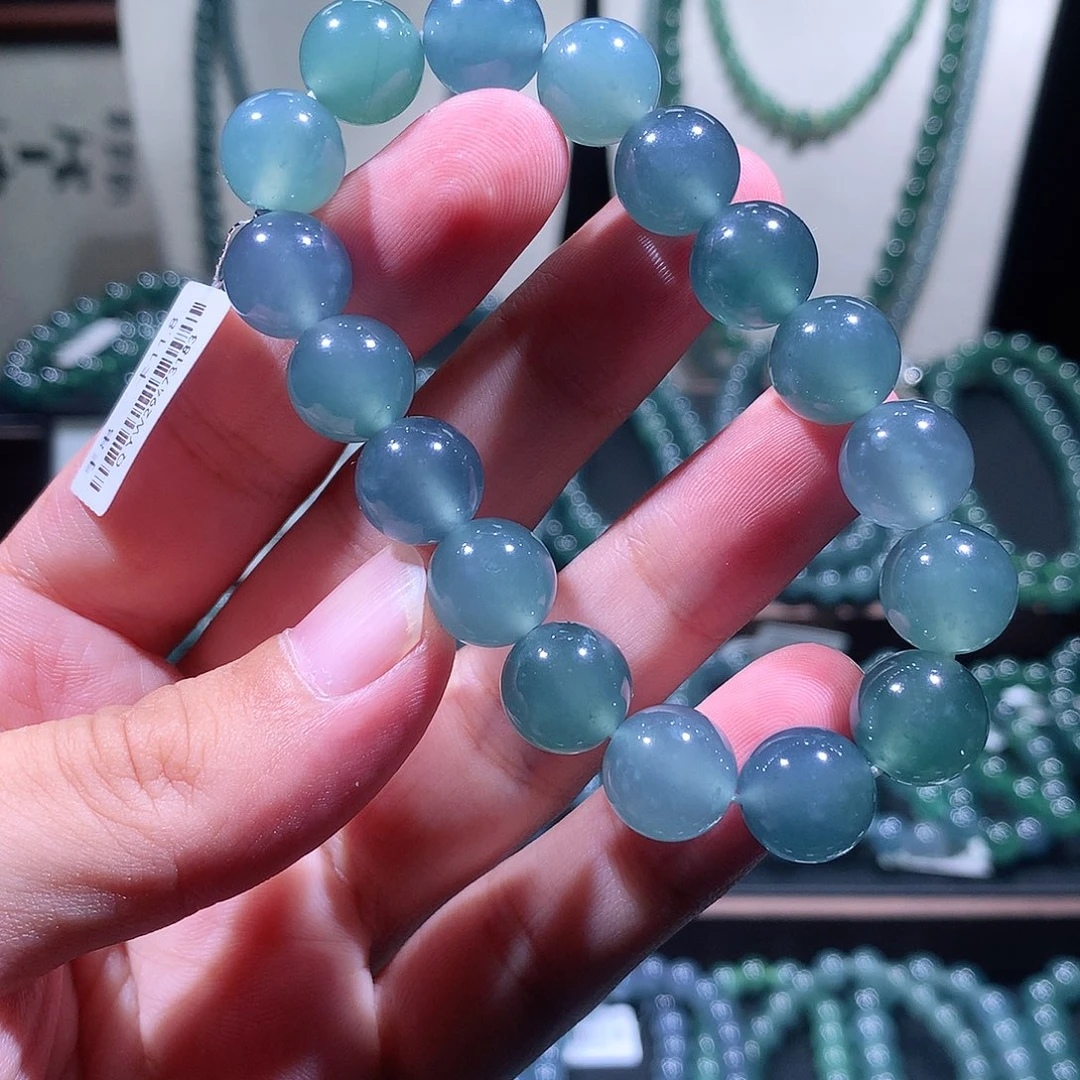 未镶嵌手链翡翠天然a货翡翠手串11.8