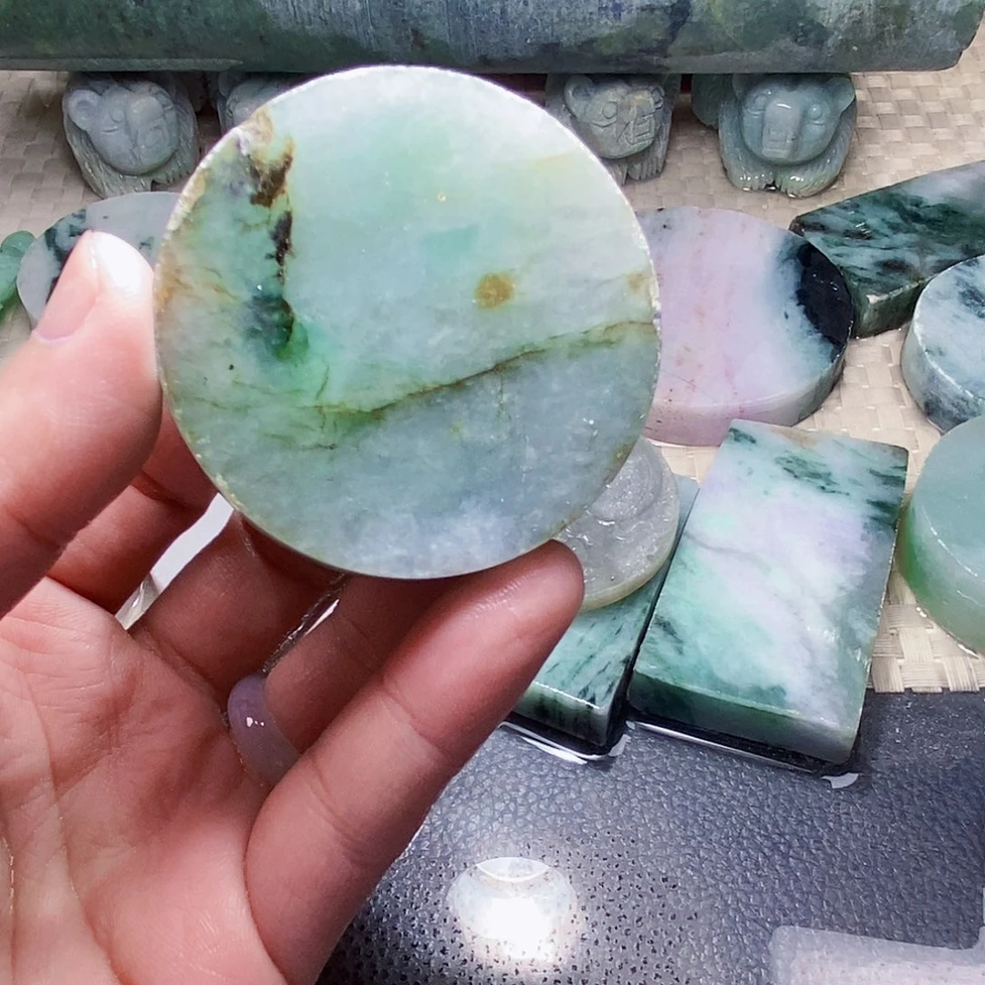 翡翠未镶嵌颈饰888