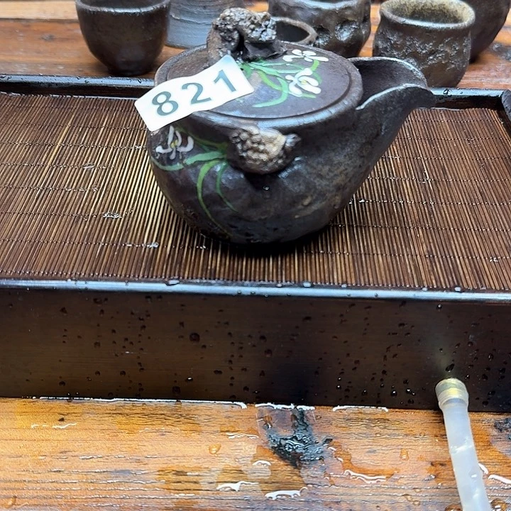 纯手工制作粗陶茶具
