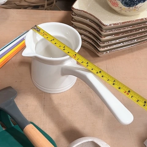 微瑕，不能明火，口径9高度9梓*