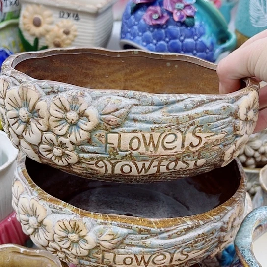 多肉绿植陶瓷花盆