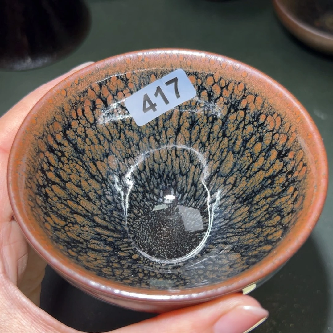 皇***朝茶盏全手工原矿原釉建盏