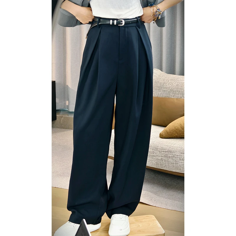 美洋MEIYANG【70系列】峡谷休闲裤 耀司美学~平纹棉感打褶萝卜裤