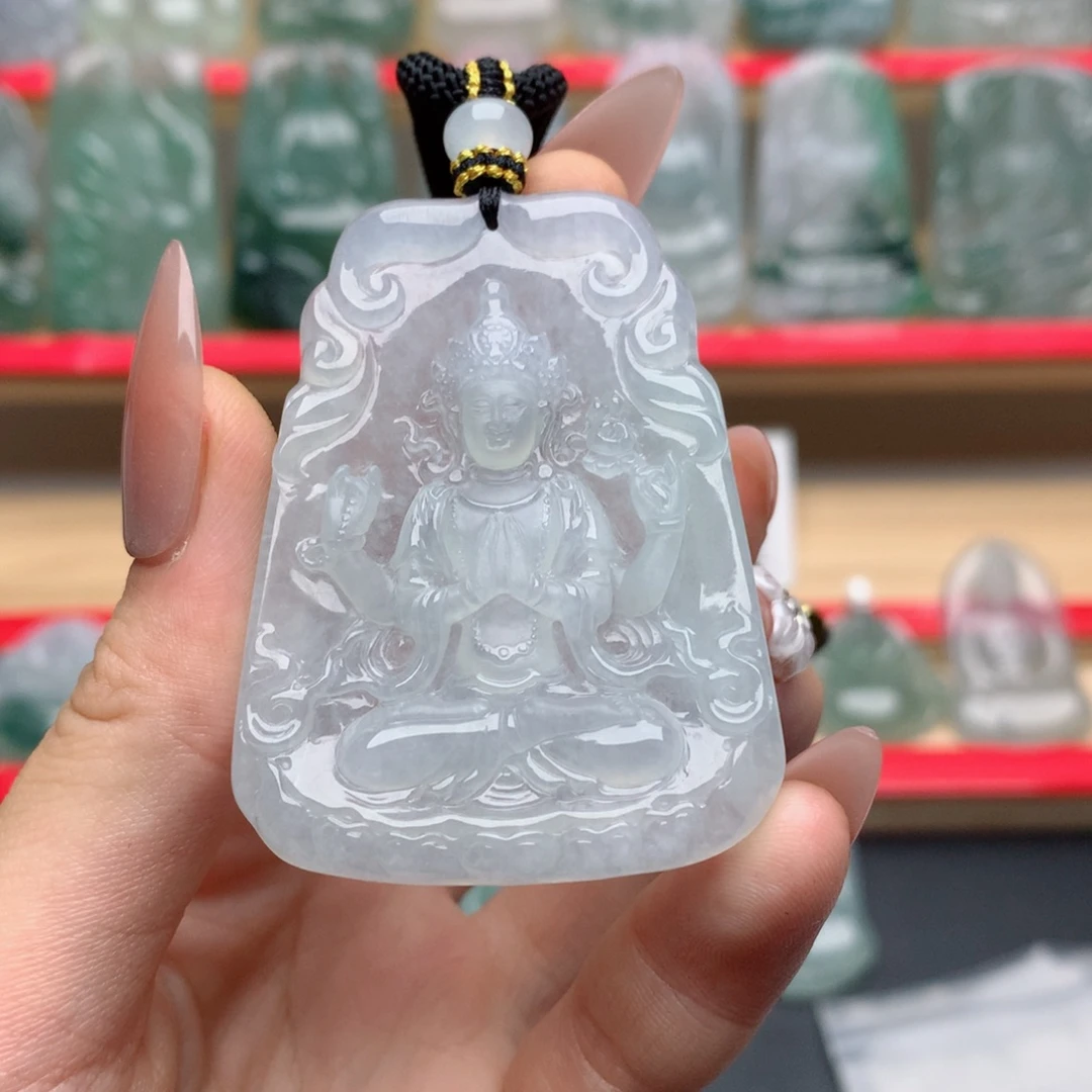*****颈饰未镶嵌翡翠千手