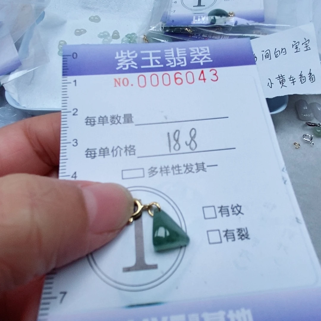 颈饰未镶嵌翡翠冰透随行