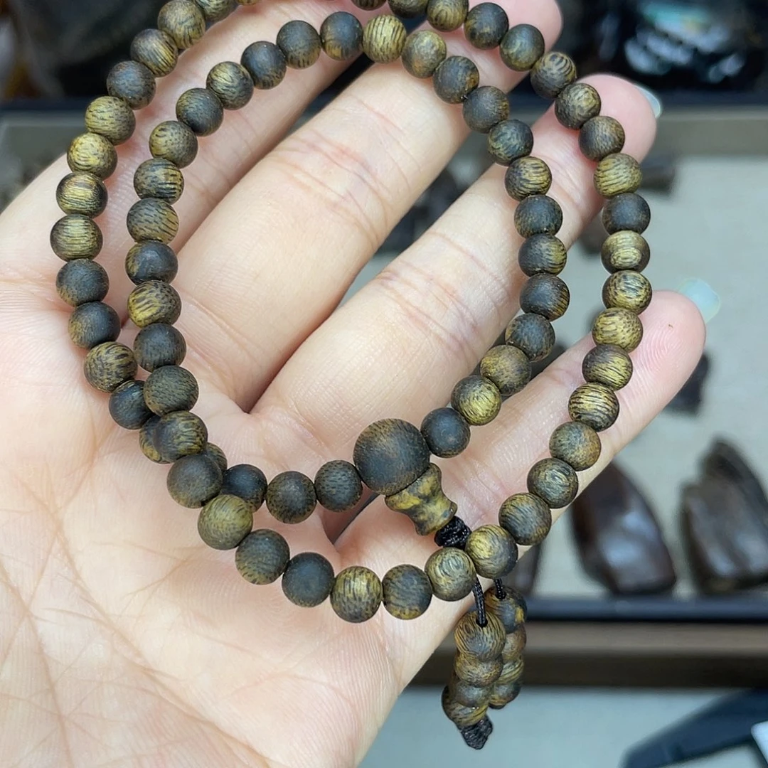 棋楠沉香老料双圈6mm