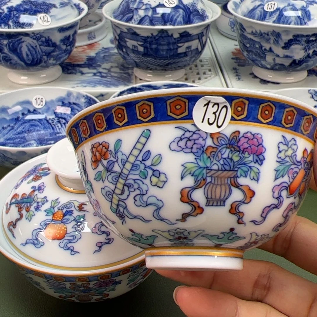 杯景德镇纯手绘茶具130