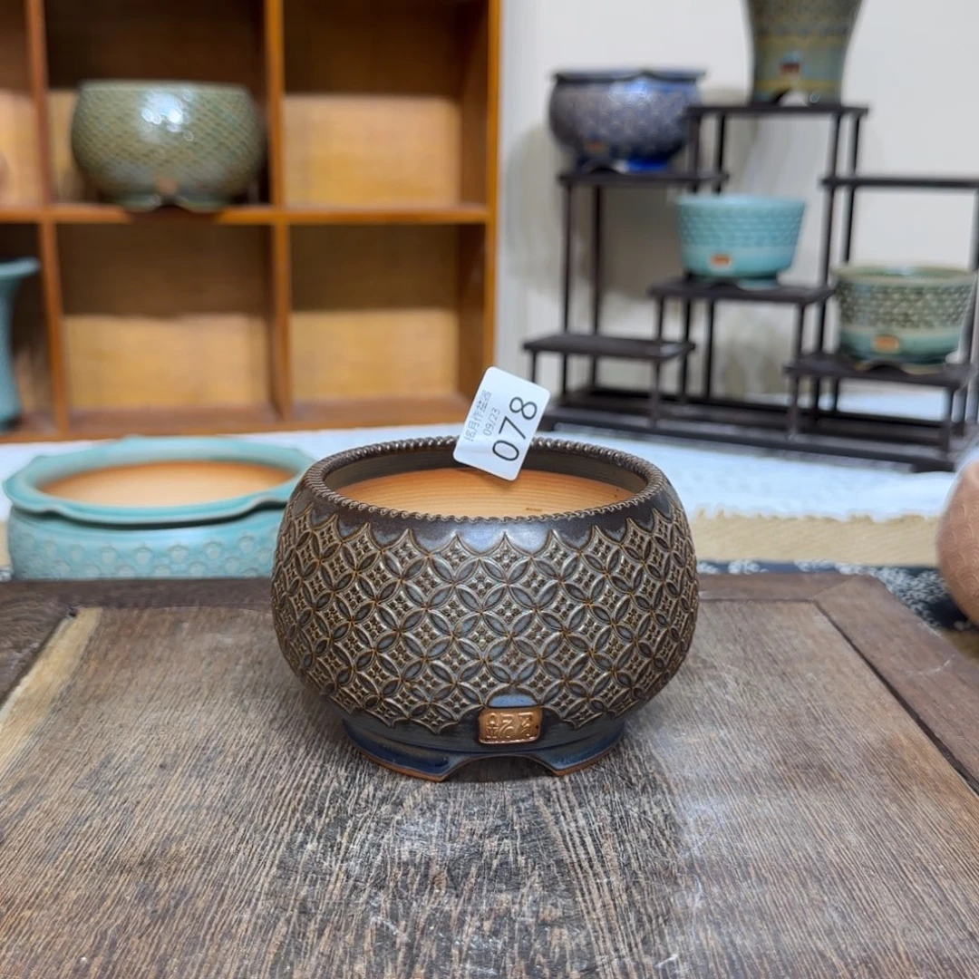手工花盆 078 内口口径 8.5 cm