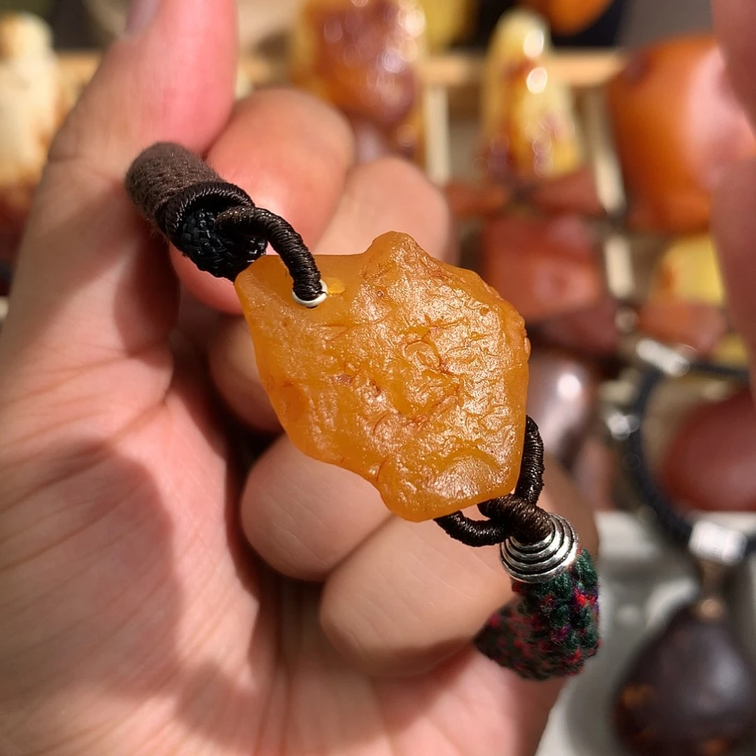 蜜蜡裸石未镶嵌你