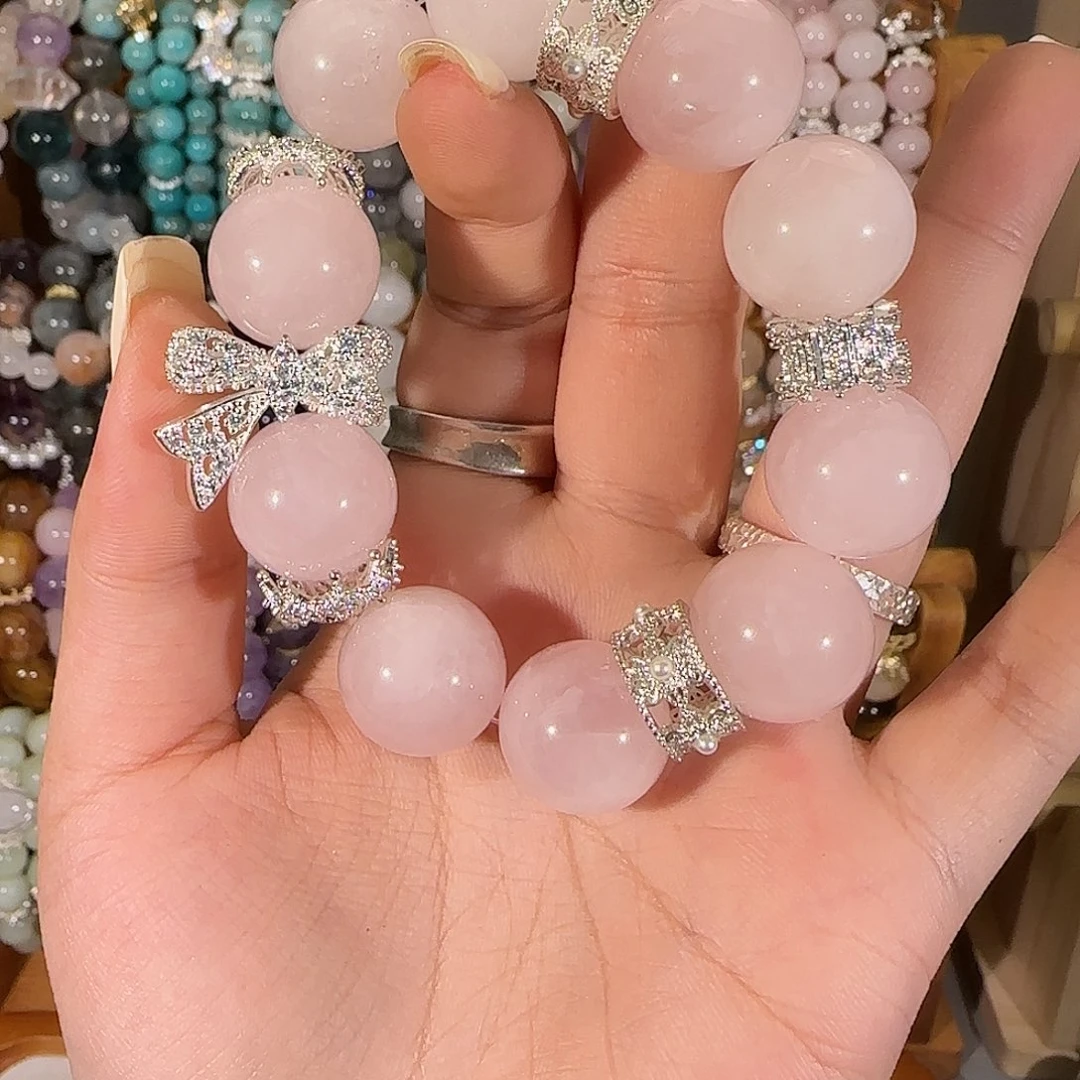 烟晶手链未镶嵌哈哈