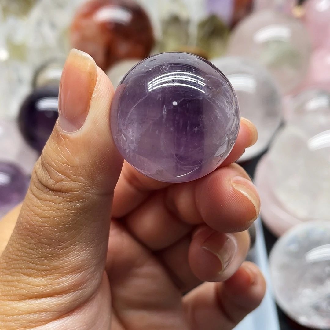 水晶未镶嵌珠宝半成品7卡2.9公分