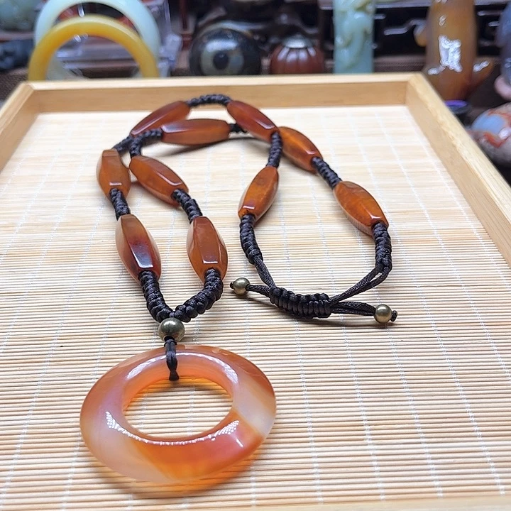 玛瑙/玉髓车挂未镶嵌